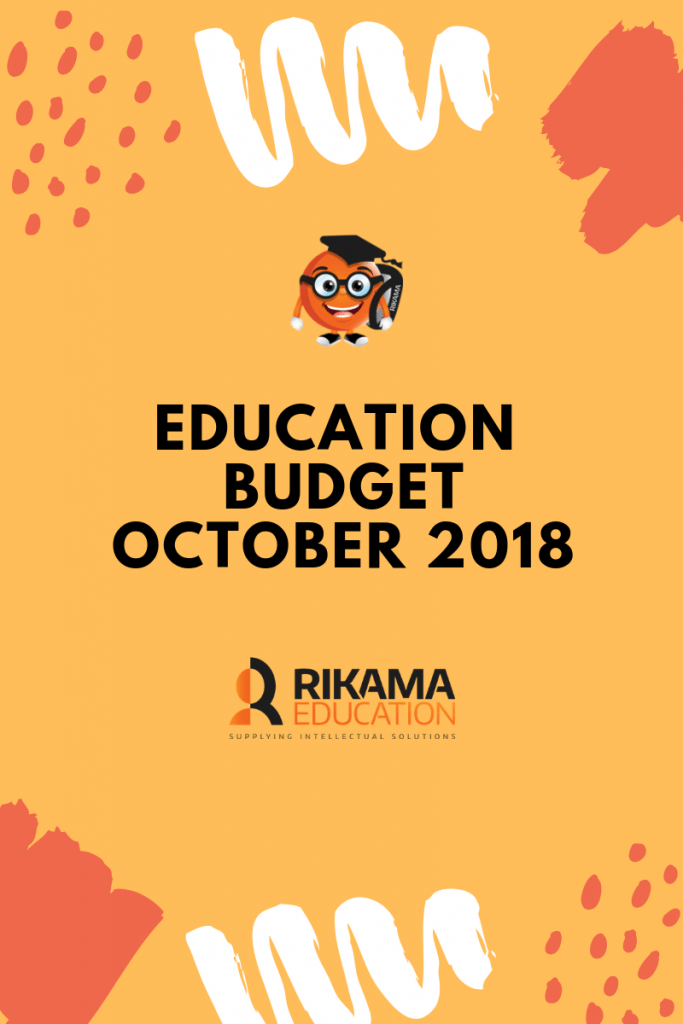 Education Budget October 2018